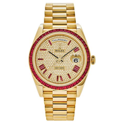 rolex day date full gold price|Rolex Day-Date 40 prices.